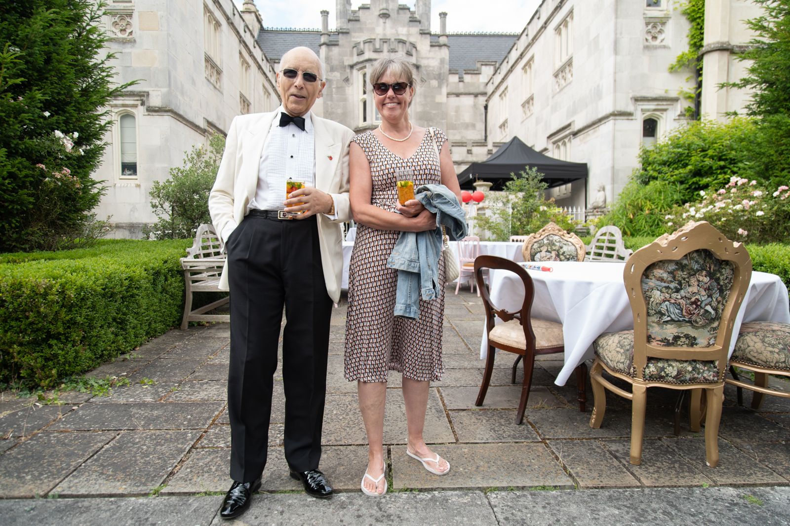 Garden party, Ingress Abbey, 2024