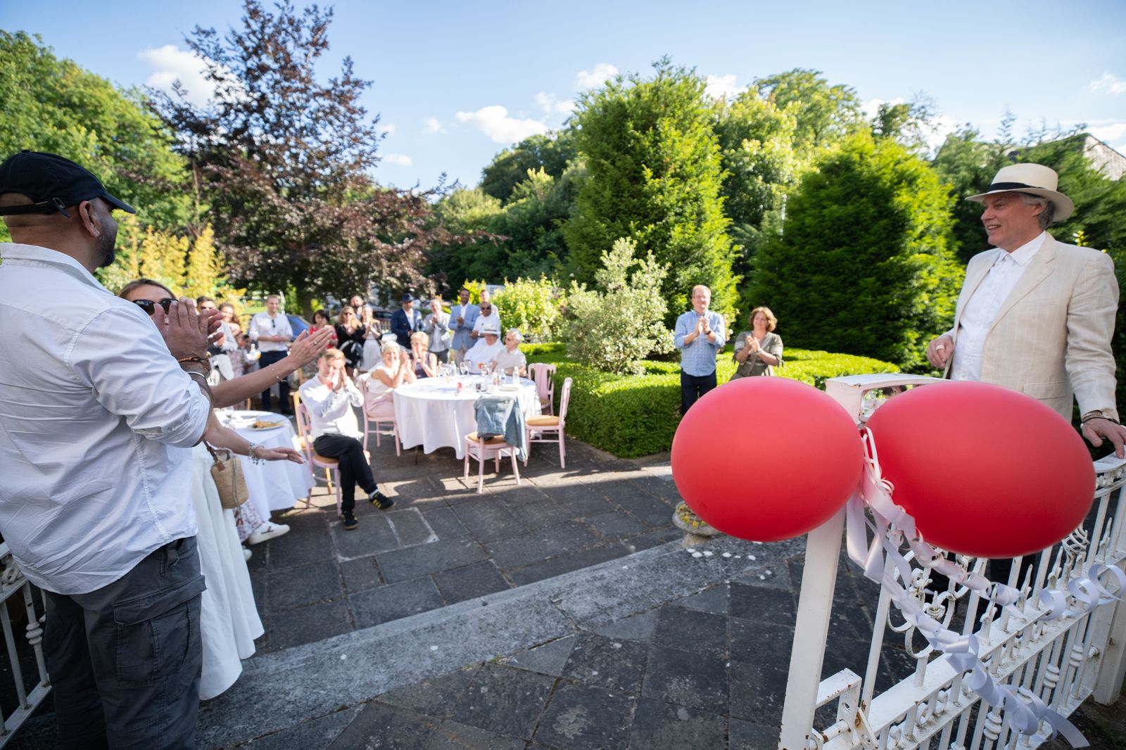 Garden party, Ingress Abbey, 2024