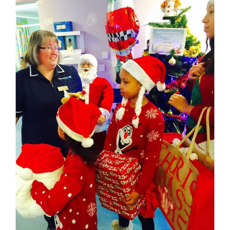 Christmas visit, Darenth Valley Hospital