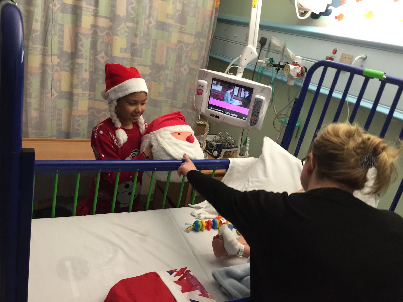 Christmas visit, Darenth Valley Hospital